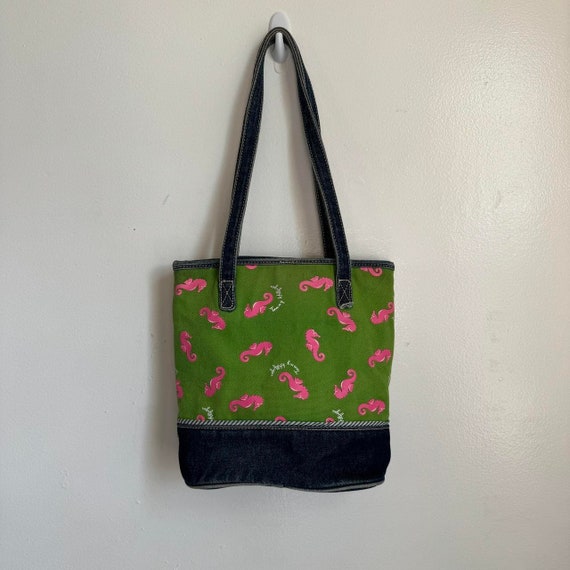 Pink Unicorn denim tote bag - image 3