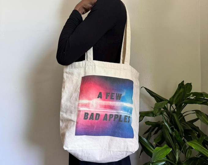 A few bad apples beach tote bag