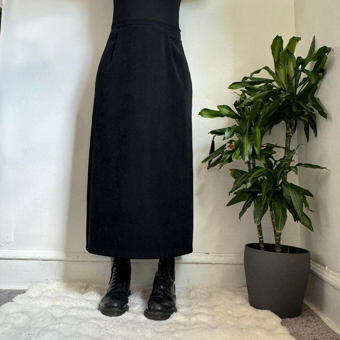 Black And White Grunge Mini Skirt main image 1