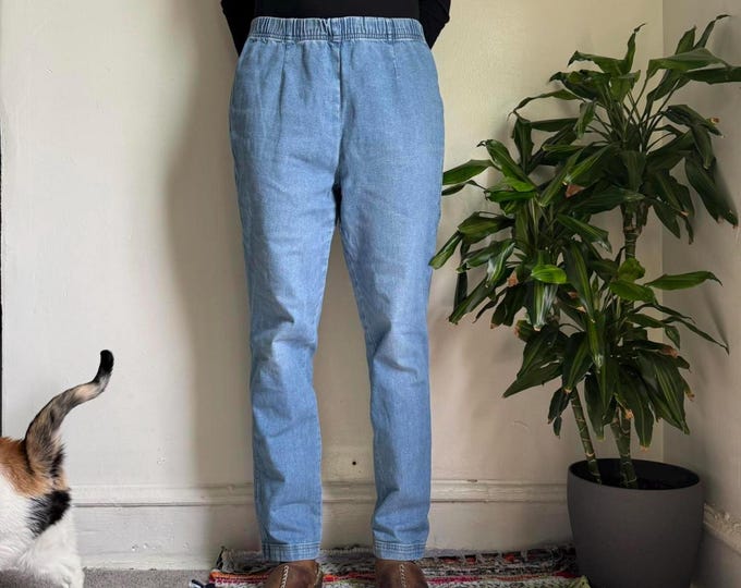 Vintage light wash denim pants Size 14