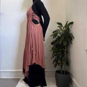 Free People Extratropical Gauze boho whimsygoth Maxi Dress - L image 4