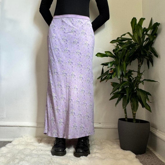 Floral straight midi skirt - image 4