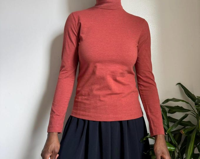 Vintage Turtle neck pullover lightweight sweater top size S