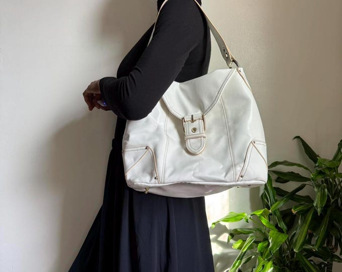 Vintage Coquette white tote Shoulder bag