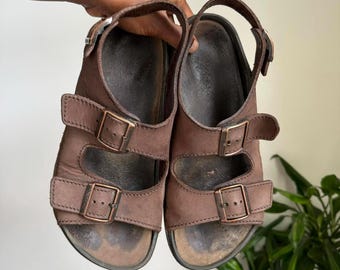Vintage Unisex Birkenstocks Tatami Top Straps Buckle Chunky  display picture 1