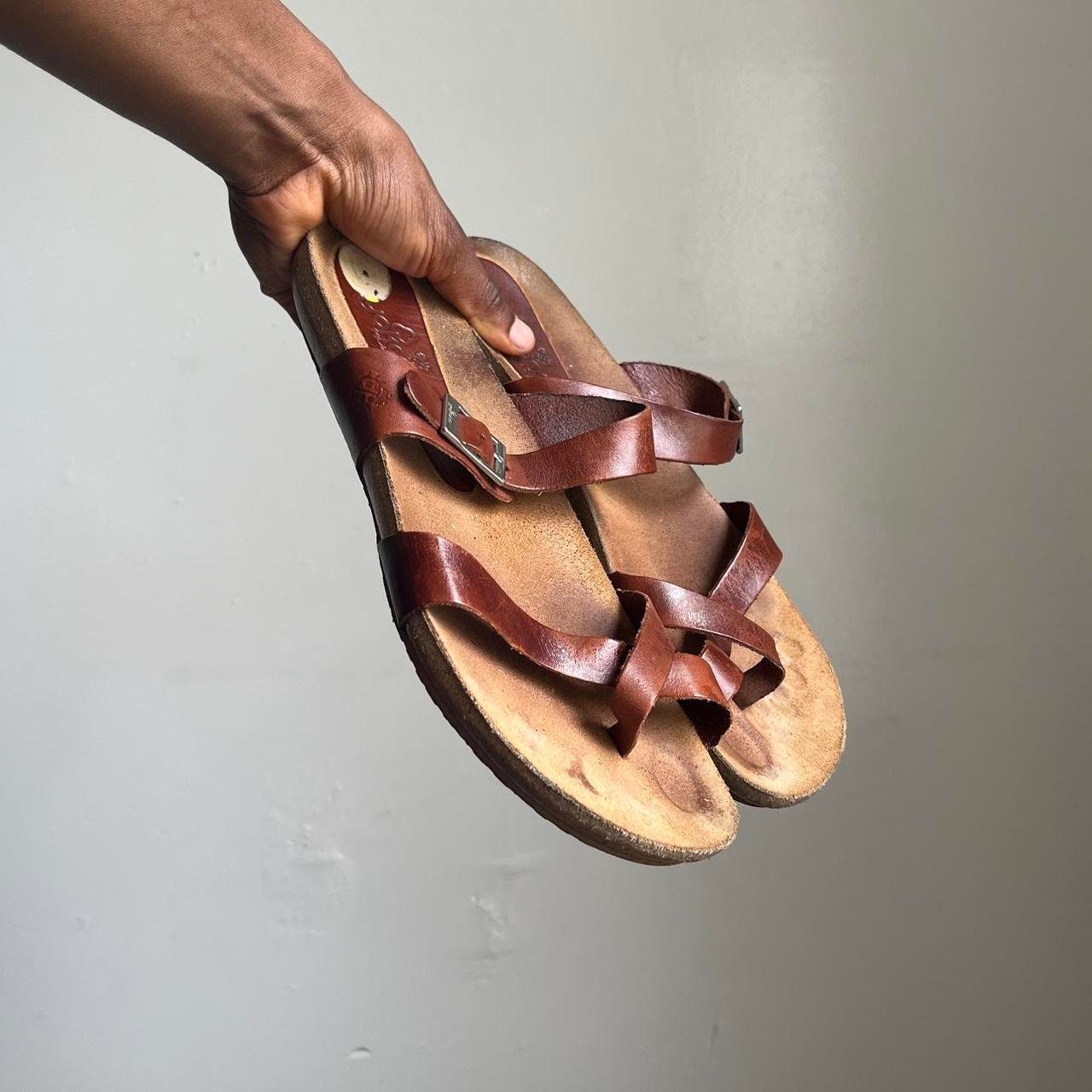 yokono leather sandals