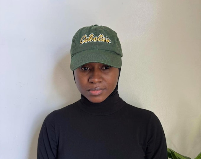 Vintage Cabela’s Green embroidered faded adjustable cap One size fits all