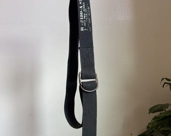Vintage militaire D-ring canvas grunge webriem maat 30