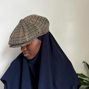 Vintage Multicolore Beret 100% Wool flat hat