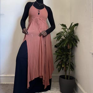 Free People Extratropical Gauze boho whimsygoth Maxi Dress - L image 6