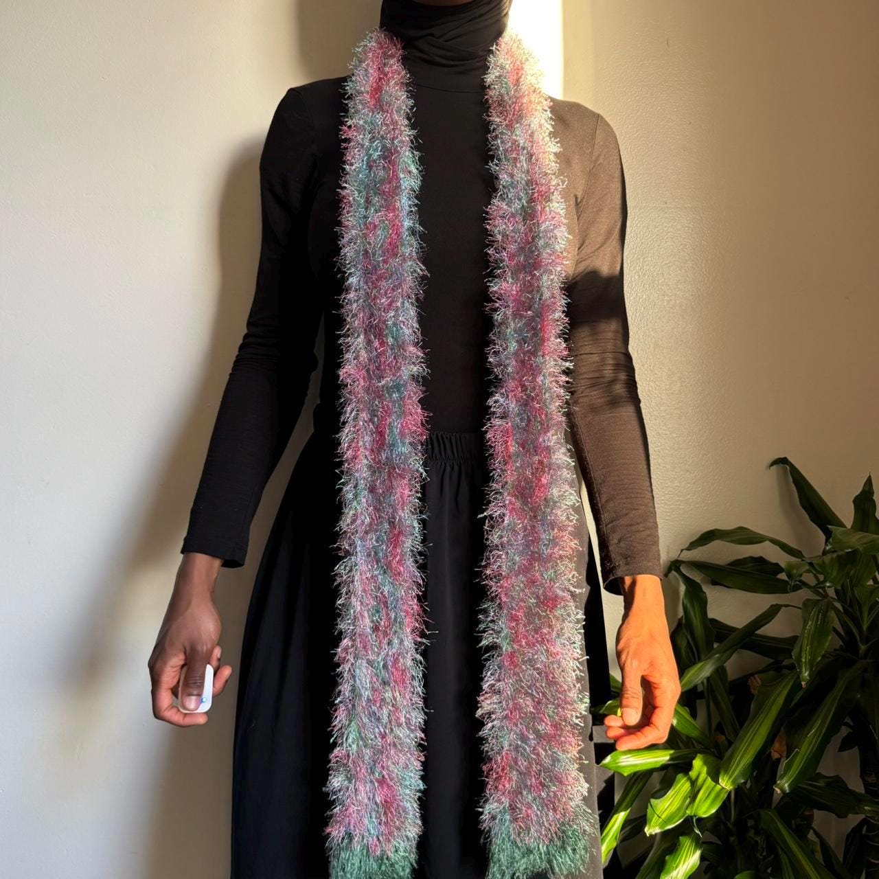 Écharpe Été Femme Grande 190×100 Cm Coton Lin – Foulard Léger Frangé Respirant, Polyvalent Châle, Hijab Ou Couverture