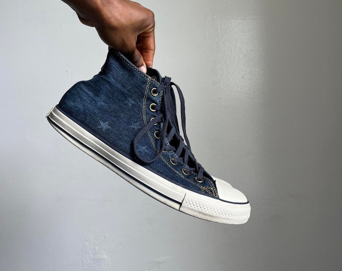 Unisex lace up skateboard converse All star with start print