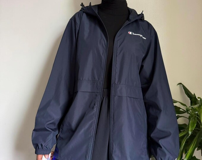 Vintage Champion lightweight windbreaker jacket size L