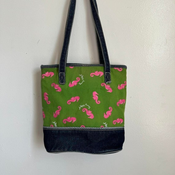 Pink Unicorn denim tote bag - image 4