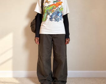 90s Habitat Rainforest Frogs T-Shirt Medium Single Stitch USA