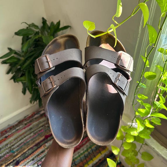 Brown Women Birkenstock Sandals Size 42/10.5 - Etsy