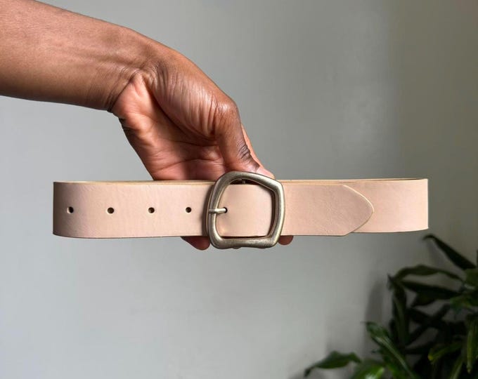 Pink cream retro coquette belt XL