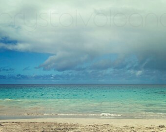 Hawaii Ocean Print, Magic Sands Beach, Tropical Beach Art, Beach Photography, White Sand Beach, Kona Hawaii Art, Big Island Pictures