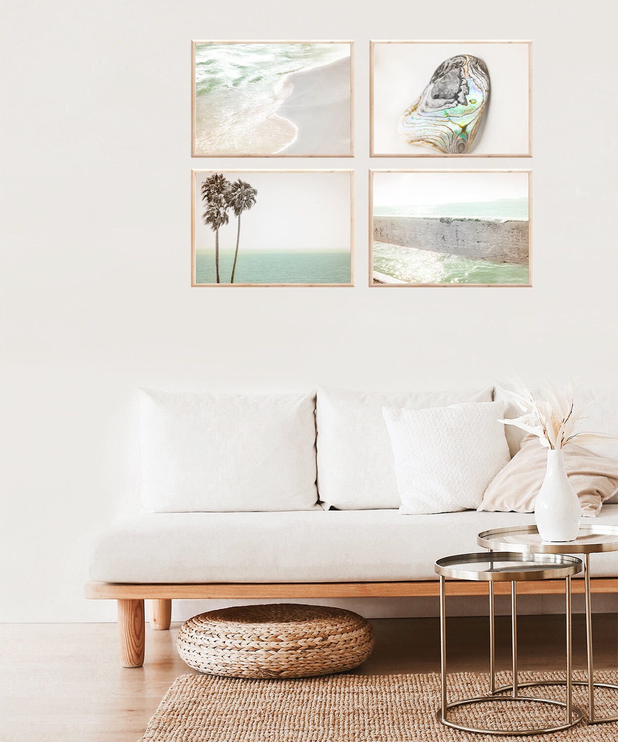 Coastal Gallery Wall Beach Wall Art Ocean Photography Print | Etsy