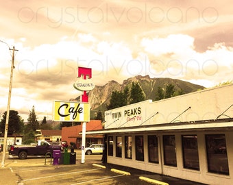 Double R Diner Photograph, Twin Peaks Photo Print, Twedes Cafe Photo, Twin Peaks Filming Locations, Twin Peaks Fan Art, Birthday Gift
