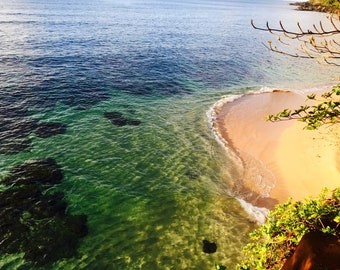 Kauai Beach Landscape Photo | Kauai Scenic Ocean View Print | Kauai Photography | Hawaiian Coastline | Island Scenery Art | Hawaiian Decor