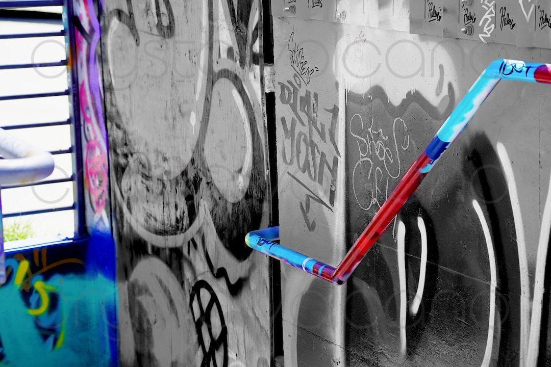 Graffiti Photograph Color Splash Photography Urban Photo Prints ...