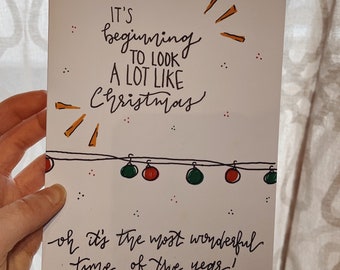 Christmas Card with envelope