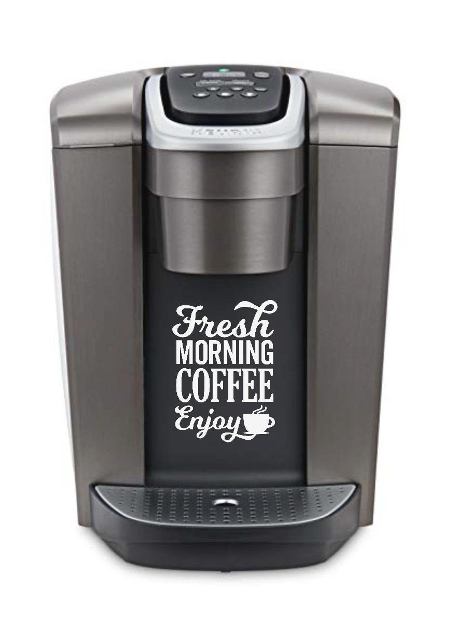 Fresh Morning Coffee Enjoy Keurig Sticker Decal Etsy