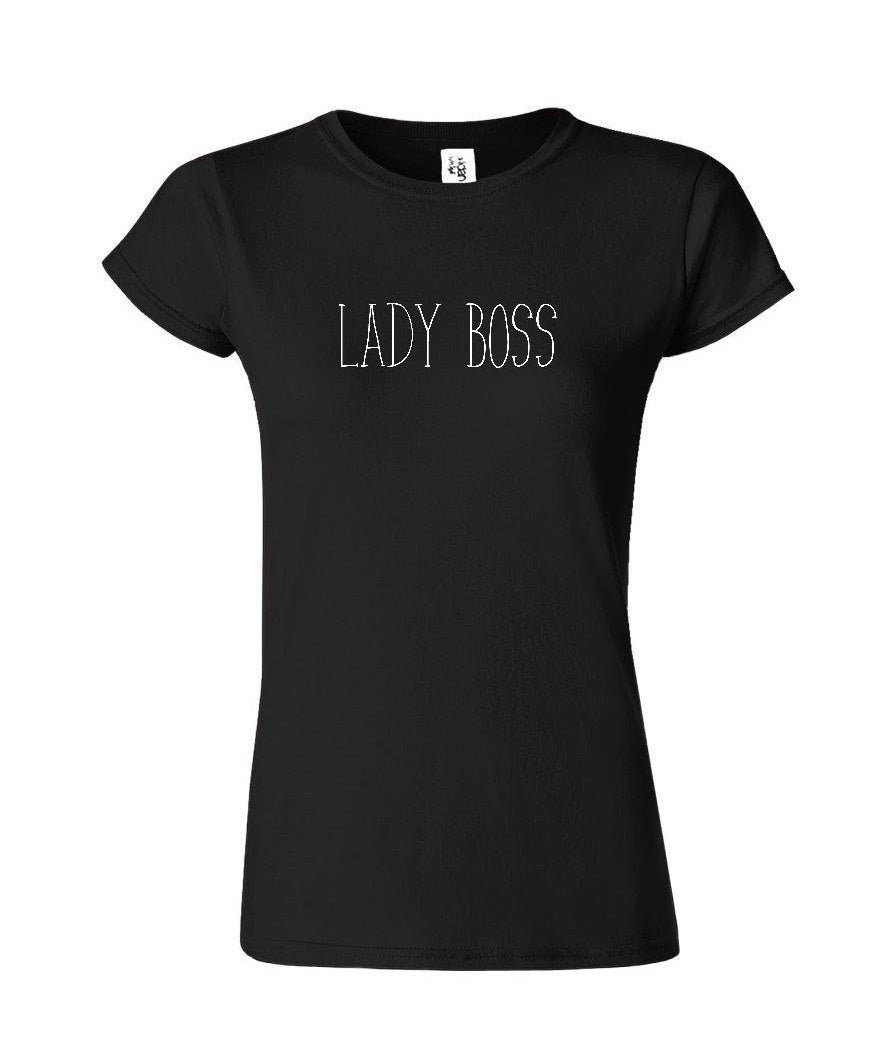 Lady Boss Iron on Decal for T-shirt Make-up Bag Tote Bag - Etsy