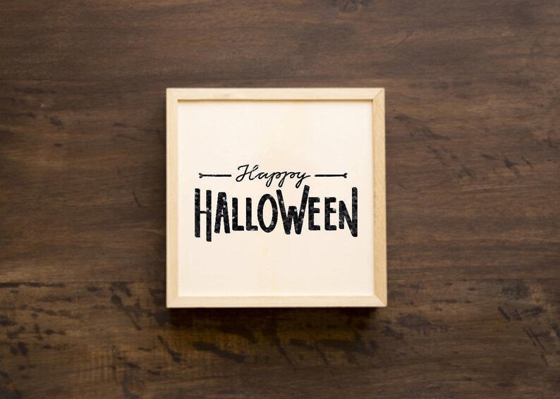 Happy Halloween Wall/sign Vinyl Sticker Decal Etsy
