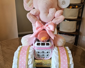 Baby Gift 4 Wheeler Motorcycle Diaper Cake Baby Shower