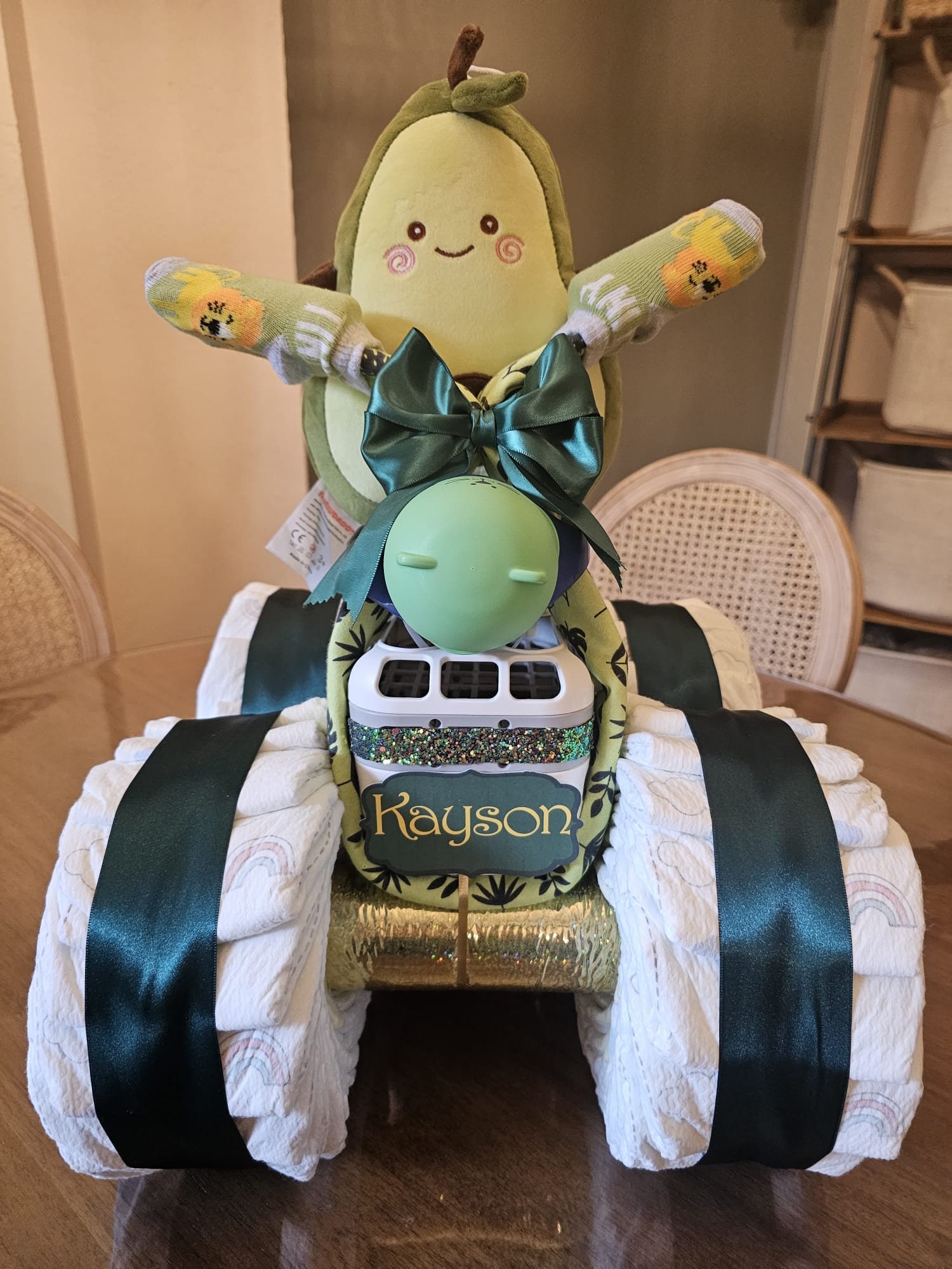 Four Wheeler Motorcycle Diaper Wheeler Diaper Cake Unique Baby