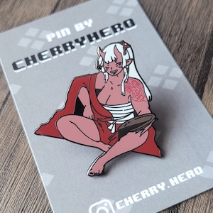 Inviting Oni Enamel Pin