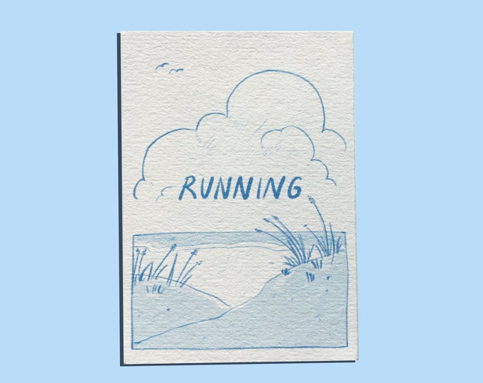 Running Concertina Zine Illustrated Horse Zine Etsy