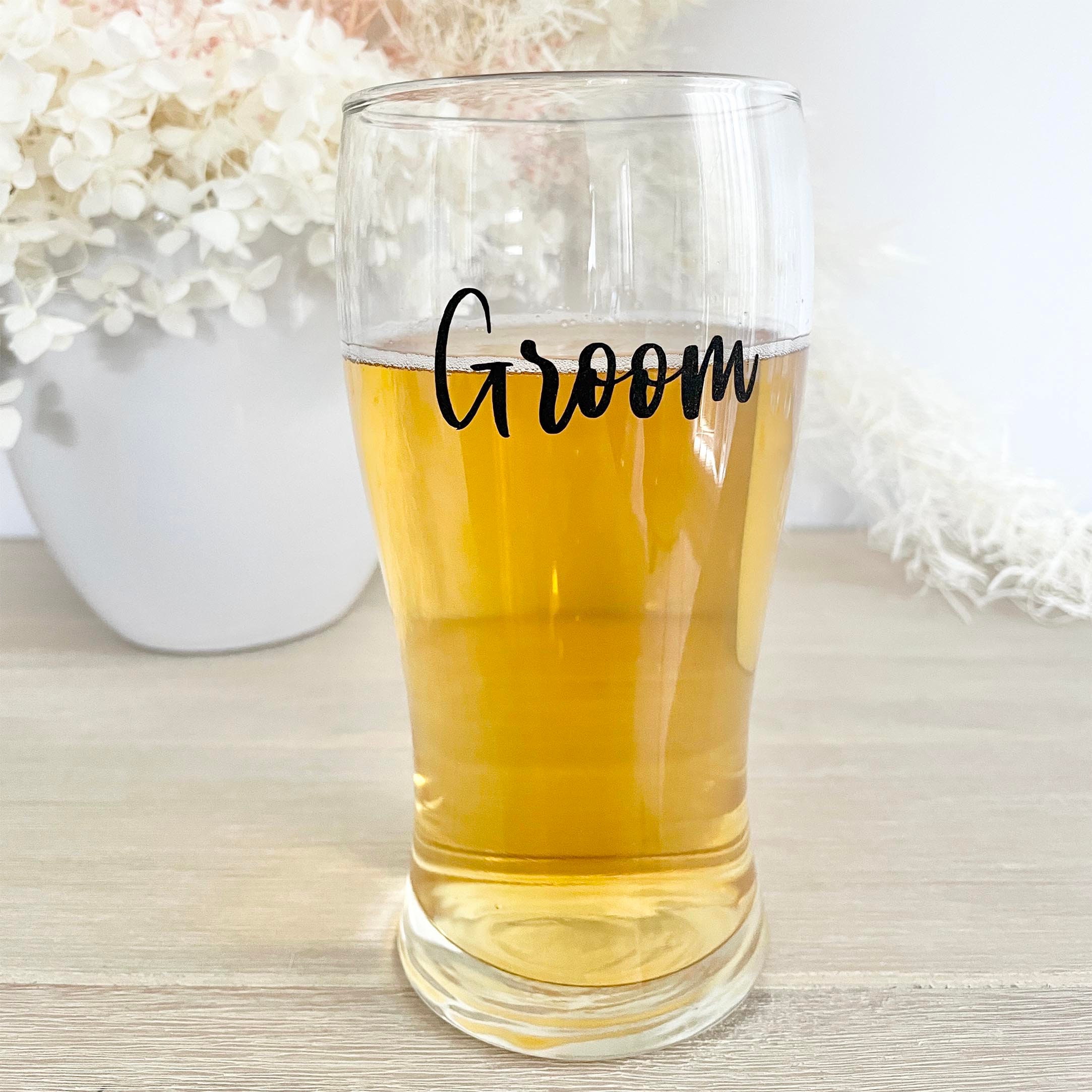 PERSONALISED BEER GLASS Groom Gift Best Man Gift Ideas Etsy Australia