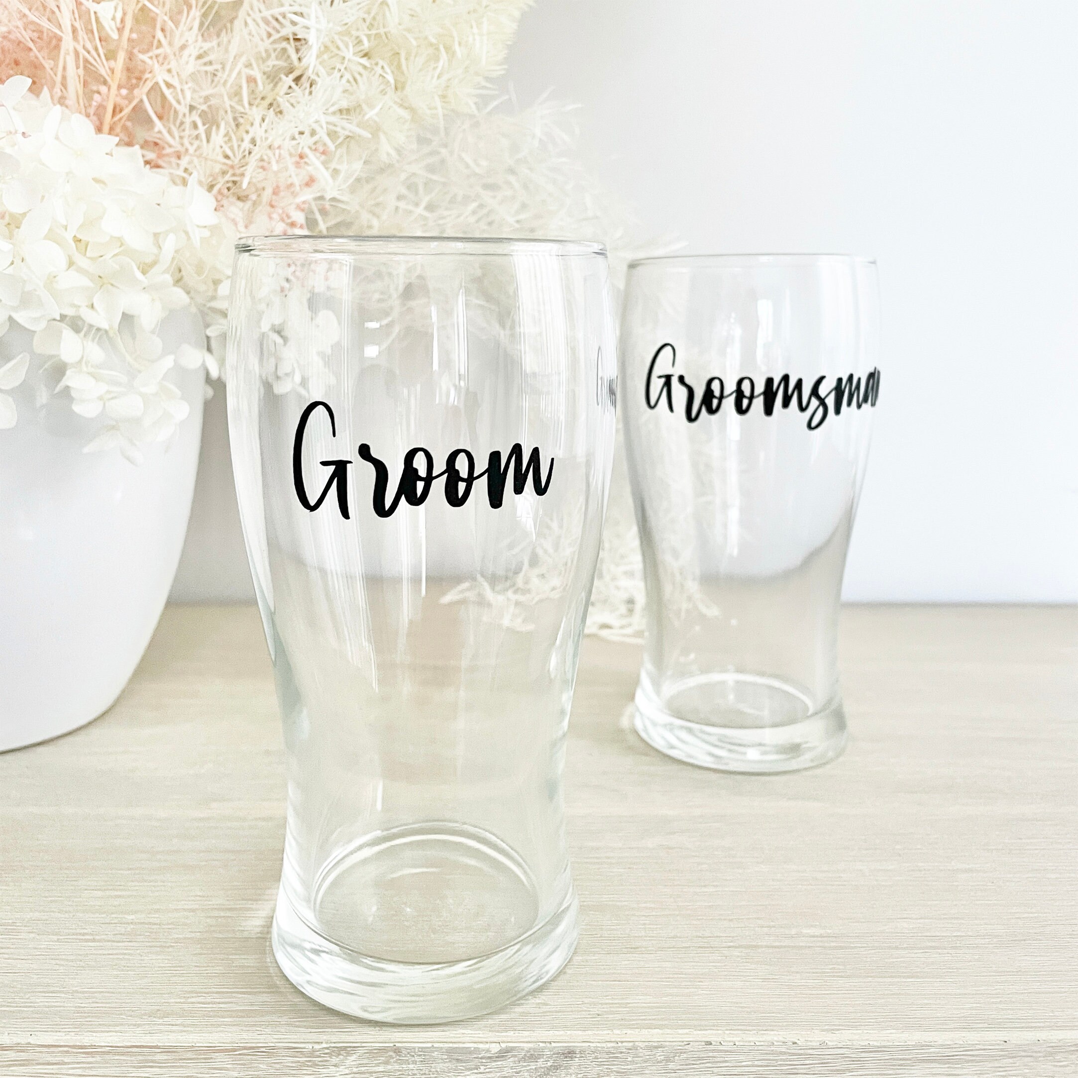 PERSONALISED BEER GLASS Groom Gift Best Man Gift Ideas Etsy Australia