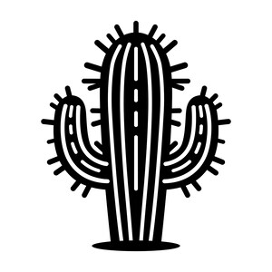 Cactus SVG - cactus plante du désert Saguaro imprimable clip art couper fichier, téléchargement immédiat, usage commercial, svg png jpg eps pdf
