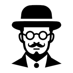 Vintage Gentleman SVG - ouderwetse knappe hipster man silhouet clip art cut-bestand, instant download, commercieel gebruik, svg png jpg eps pdf