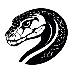 Snake SVG - reptiel dier cobra python adder slang afdrukbare clip art cut-bestand, instant download, commercieel gebruik, svg png jpg eps pdf