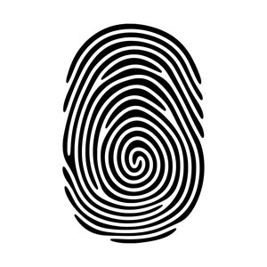 Fingerprint SVG - Human Finger Print DNA Identity Biology Printable Clip Art Cut File, Instant Download, Commercial Use, svg png jpg eps pdf