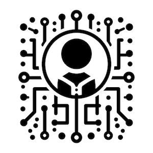 人工知能 SVG - AI 機械学習技術の印刷可能なクリップ アート カット ファイル、即時ダウンロード、商用利用、png jpg eps pdf
