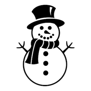 Sneeuwpop SVG - kerst winter sneeuw seizoen Snow Man afdrukbare Clip Art gesneden bestand, Instant Download, commercieel gebruik, svg png jpg eps pdf