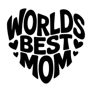 Werelden beste moeder SVG - moeder citeer Moederdag decoratieve tekst afdrukbaar gesneden bestand, Instant Download, commercieel gebruik, svg png jpg eps pdf