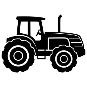 Tractor SVG - Farm Vehicle Agriculture Machine Equipment Printable Clip Art Cut File, Instant Download, Commercial Use, svg png jpg eps pdf