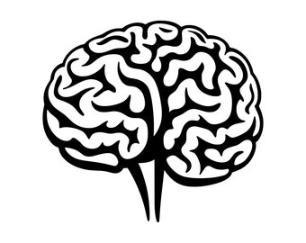Gehirn SVG - Menschliches Gehirn Biologie Lernen Wissen druckbare Clip Art Cut Datei, sofortiger Download, kommerzielle Nutzung, svg png jpg eps pdf