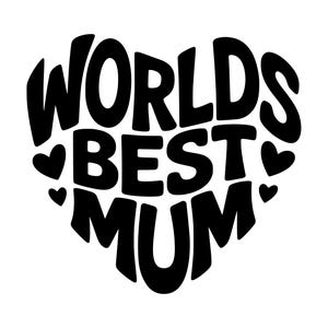 'S Werelds beste moeder SVG - moeder citeer Moederdag decoratieve tekst afdrukbaar gesneden bestand, Instant Download, Commercieel gebruik, svg png jpg eps pdf