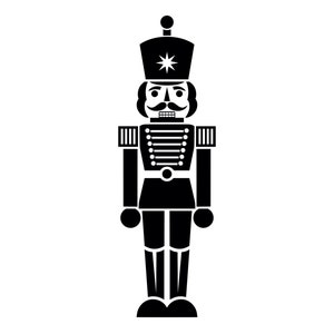 Soldado Quebra-Nozes SVG - Homem Quebra-Nozes de Natal, arquivo de corte para impressão, download instantâneo, uso comercial, svg png jpg eps pdf