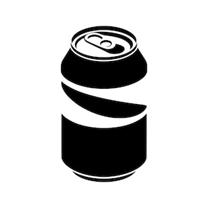 Soda Can SVG - Soft Drink Beverage Cola Soda Pop Can Silhouette Clip Art Cut File, Instant Download, Commercial Use, svg png jpg eps pdf