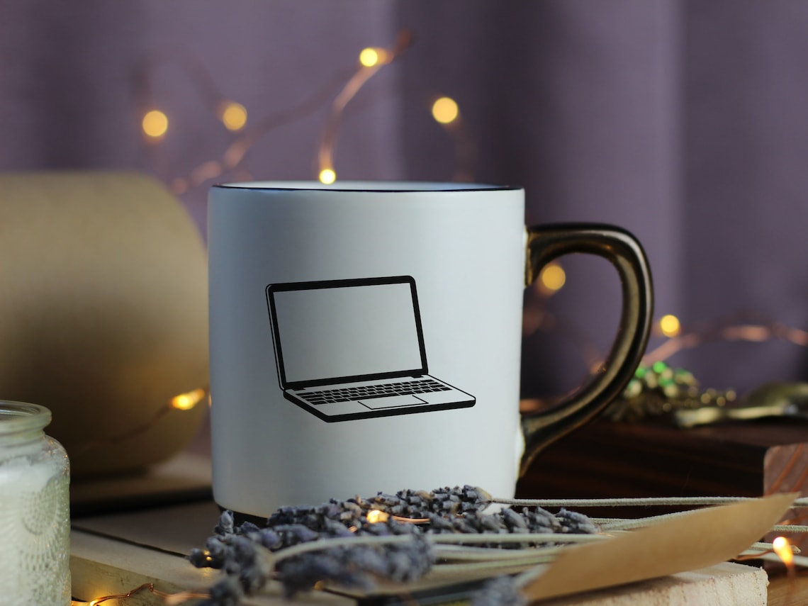 Laptop SVG - Computer PC Technology Gaming Programmer Study Printable ...