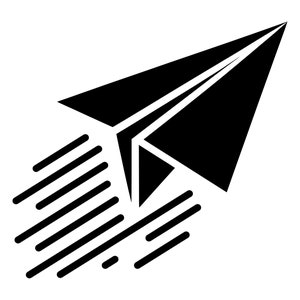 Papierflieger SVG - Papierflieger Origami Flugzeug Segelflugzeug Silhouette Clip Art Schnitt Datei, sofortiger Download, kommerzielle Nutzung, svg png jpg eps pdf